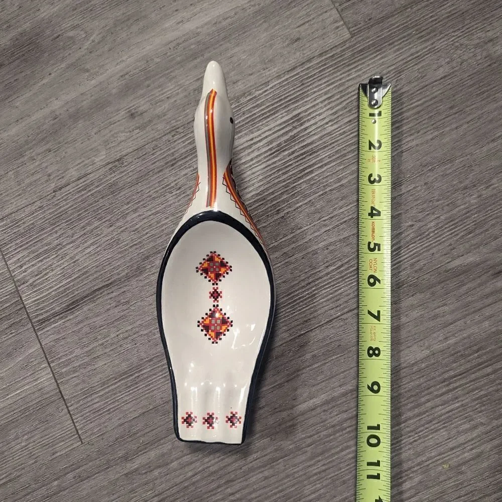 Handmade Ukrainian Goose Pottery Dish From Canada - Picture 6 of 9